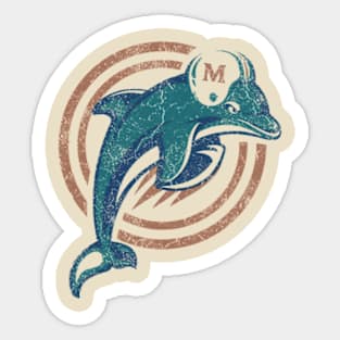 Miami dolphins // vintage Sticker